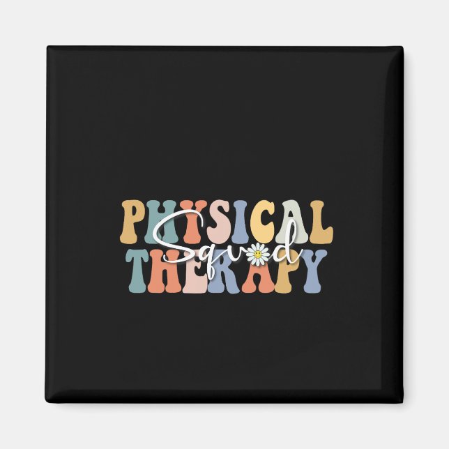Weihnachts Physikalische Therapie Pt Squad Pädiatr Magnet (Vorne)
