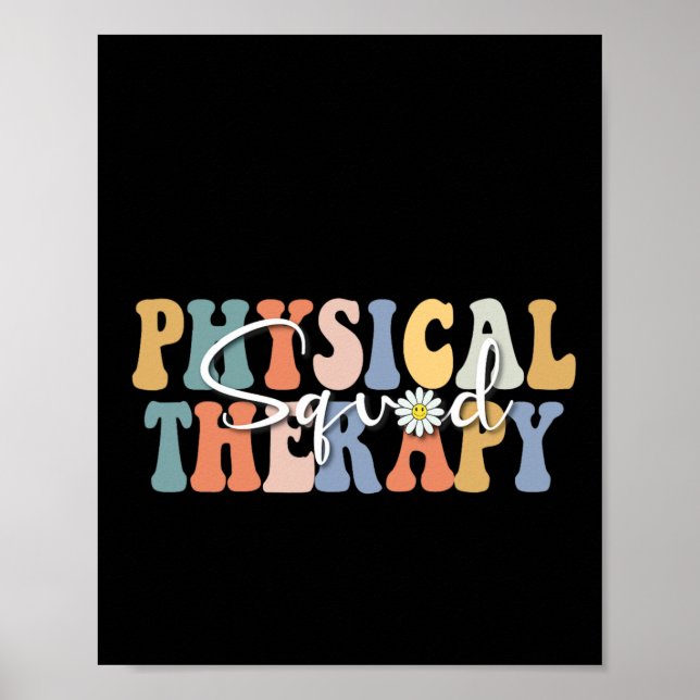 Weihnachts Physikalische Therapie Pt Squad Pädiatr Poster (Vorne)