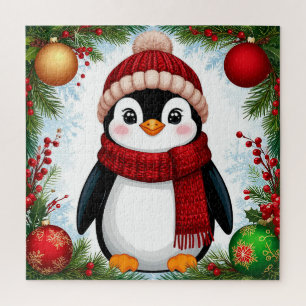 Weihnachts-Pinguin-Rätsel für Kinder und Familiens