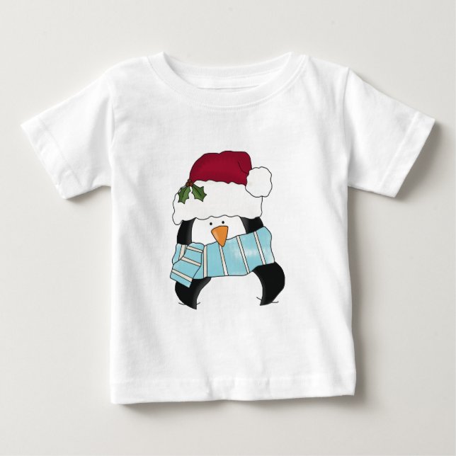 Weihnachts-Pinguin-Shirts und Geschenke Baby T-shirt (Vorderseite)