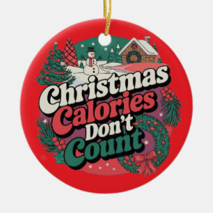 Weihnachts-Pizza, Lustiger Foodie, White-Elephant- Keramik Ornament