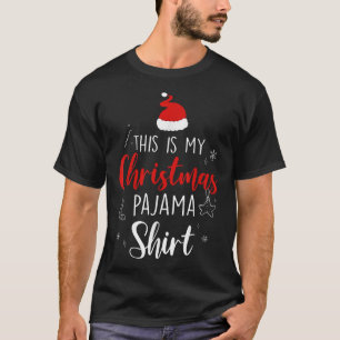 Weihnachts Pj Pajama Men Women Pjs für Familie T-Shirt