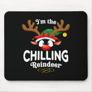 Weihnachts Pjs Chilling Xmas Rentier Matching Mousepad