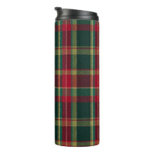 Weihnachts-Plaid Grün Rot Gold