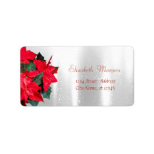 Weihnachts-Poinsettia, Silber