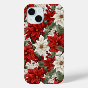 Weihnachts-Poinsettie – Florales Holiday-Design Case-Mate iPhone Hülle