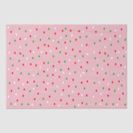 Weihnachts-Polka-Dots Seidenpapier