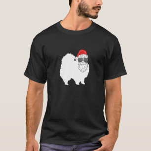 Weihnachts-Pomeranian-Hund hat sich als Weihnachts T-Shirt