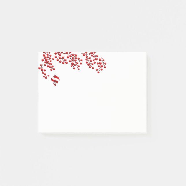 Weihnachts-Post-it-Notes Post-it Klebezettel (Vorderseite)