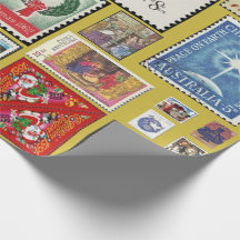 Weihnachts-Postage-Briefmarke rund um die Welt