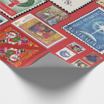 Weihnachts-Postage-Briefmarke rund um die Welt