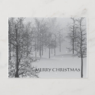 Weihnachts-Postkarten Schneeszene Feiertagspostkarte