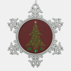 Weihnachts-Premium-Ornament Schneeflocken Zinn-Ornament