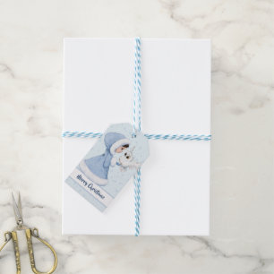 Weihnachts-Prinzessin Owl Winterschneeflocken Geschenkanhänger