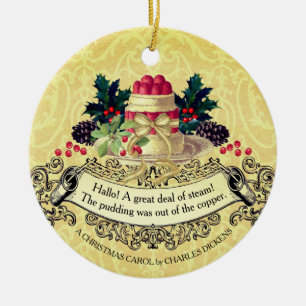 Weihnachts-Pudding-Essen Weihnachtsschmuck