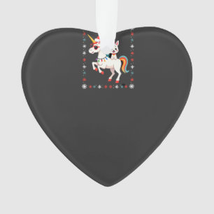 Weihnachts-Pudel-Einhorn-Sonnenbrille-Poodles-T-Sh Ornament