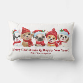 Weihnachts-Puppen werfen Kissen
