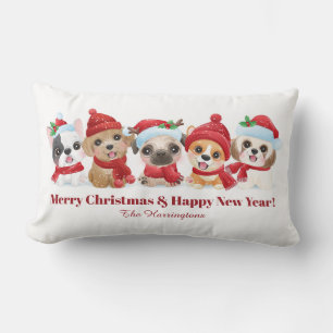 Weihnachts-Puppen werfen Kissen