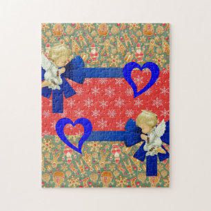 Weihnachts-Puzzle-Engel