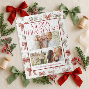 Weihnachts-Puzzle Familienfoto-Geschenk