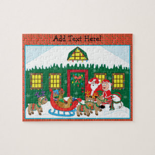 Weihnachts-Puzzle personalisieren