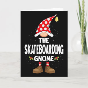 Weihnachts-Pyjama passend: Der Skateboard fahrende Karte