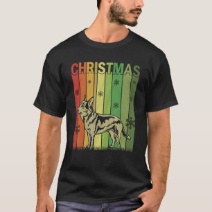Weihnachts-Pyjamas passend Retro Australian Cattle T-Shirt