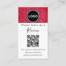 Weihnachts-QR-Code | Hinterlassen Sie uns eine Bew
