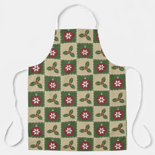 Weihnachts-Quilt-Schürze Schürze