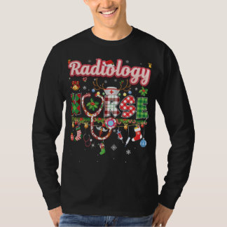 Weihnachts-Radiologie-Krankenpflege Rentier Xmas O T-Shirt