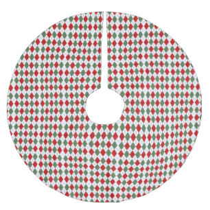 Weihnachts-Raute-Baumrock Polyester Weihnachtsbaumdecke
