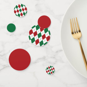 Weihnachts-Raute Konfetti