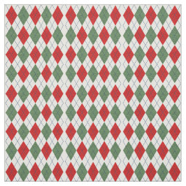 Weihnachts-Raute Stoff