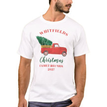 Weihnachts-Red-Truck-Familie Wiedersehen Custom Ma