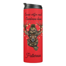 Weihnachts-Reh-Thermal-Tumbler Thermosbecher