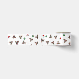 Weihnachts-Reindeer Ribbon Satinband