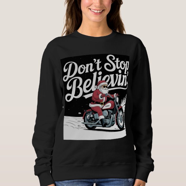 Weihnachts-Reiten in Weihnachten Sweatshirt (Vorderseite)