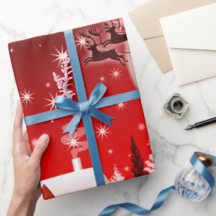 Weihnachts-Rentier Geschenkpapier