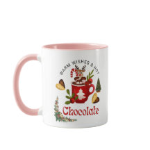 Weihnachts-Rentier-Heiß-Netter-Kaffeebecher