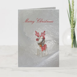 Weihnachts-Rentier-Karte von Janz Feiertagskarte