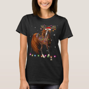 Weihnachts-Rentier-Lichter Weihnachten Weihnachten T-Shirt