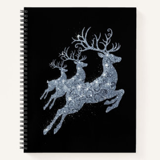 Weihnachts-Rentier-Notizbuch Notizbuch