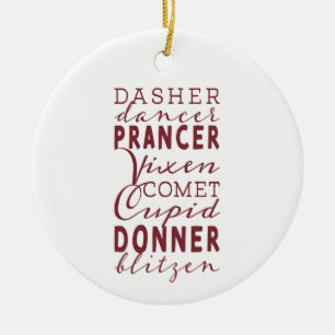 Weihnachts-Rentier-Ruf Weihnachtsschmuck aus