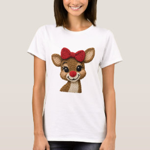 Weihnachts-Rentier-Shirt – Süßes Rudolph-Inspirier T-Shirt