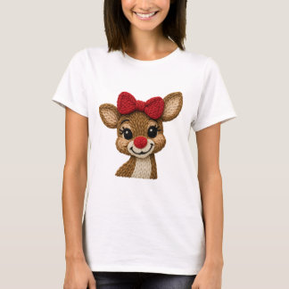Weihnachts-Rentier-Shirt – Süßes Rudolph-Inspirier T-Shirt