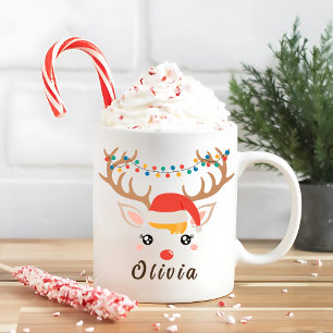 Weihnachts-Rentier-Tasse Kaffeetasse