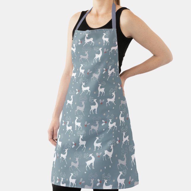 Weihnachts-Rentier und Holly Schürze (InSitu)