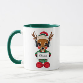 Weihnachts-Rentierferien-Tasse Tasse