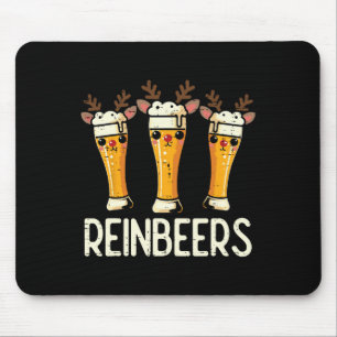 Weihnachts Rentiers Reindeer Funny Xmas Vater Mousepad