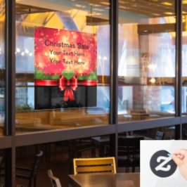 Weihnachts-Retail-Store-Fenster Werbeaktion Fensteraufkleber